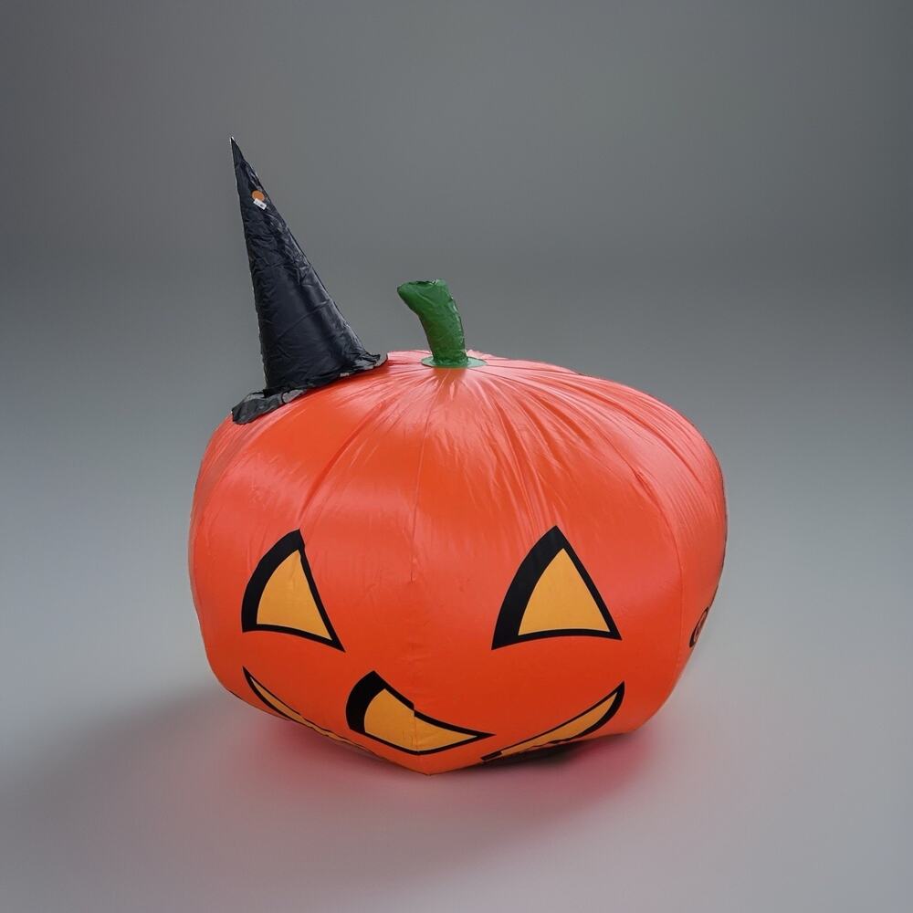 24” WIDE! A&W Root Beer Inflatable Halloween Pumpkin Blow Up Jack o’ Lantern